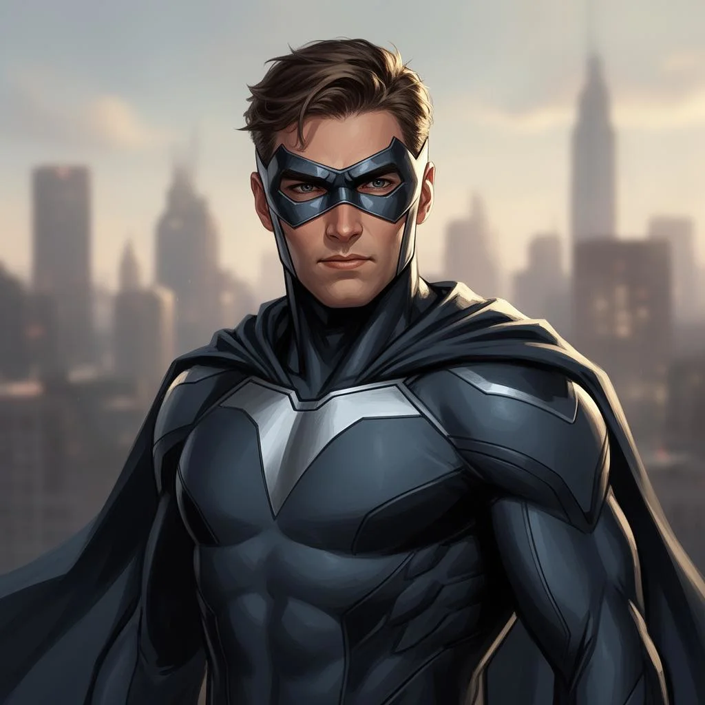 Superhero name generator illustration
